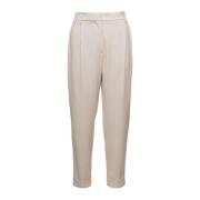 Hvide bukser med PANTALONE PENCE stil