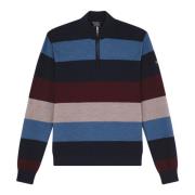 Halv Zip Sweater til Mænd 13311124 Multifarvet