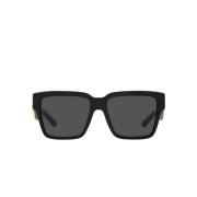 Luksuriøse sorte acetat solbriller