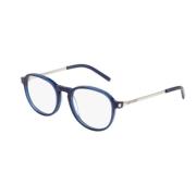 Blå Sølv Transpare Solbriller