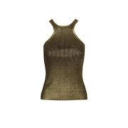 Metallic Strikket Tank Top