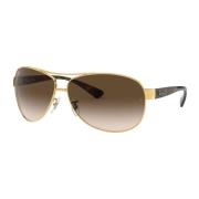 Tortoise Gold/Brown Shaded Sungles RB 3387