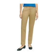 Lys Beige Stretch Bomuld Chinos