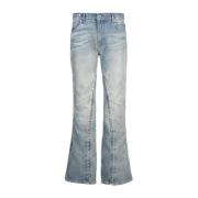 Hook And Eye Straight-Leg Jeans