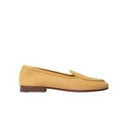 Klassisk Beige Ruskind Loafer