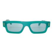 Rektangulære Grønne Solbriller