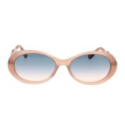 Chloé-inspirerede ovale solbriller