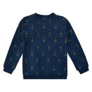 Navy Blazer Palm Tree Sweatshirt