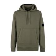 Diagonal Raised Fleece Hoodie