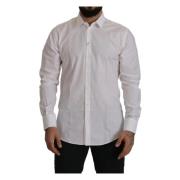 Hvid Bomuldsskjorte til Formelle Anledninger