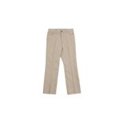 Straight fit trousers in cotton