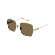 Square Metal Frame Sunglasses