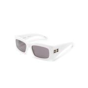 Hvide solbriller med original etui