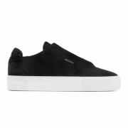 Laceless Suede Slip-On Sneakers