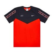 Gentag Sportstøj Tee LT Crimson/Black/White