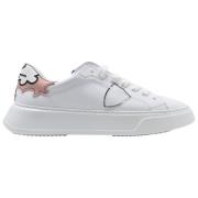 Lave Temple Sneakers i Blanc Rose
