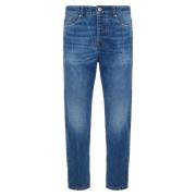 Slim-Fit Stilfulde Jeans Opgradering