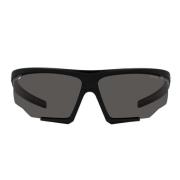 Sporty Solbriller med Mørkegrå Linser