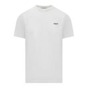 Hvid Broderet Logo T-shirts Pakke