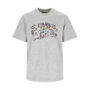 Grå T-shirts og Polos med Multifarvet Logo