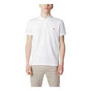 Hvid Bomuld Polo Shirt