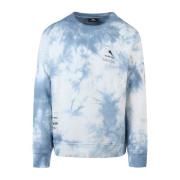 Tie Dye Bomuldssweatshirt