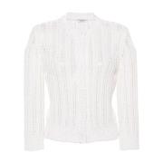 Hvid Paillet Sweater