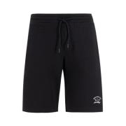 Superbløde strækbomuld Bermuda shorts