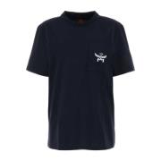 Midnight Blue Bomuld T-shirt