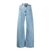 Blå Jeans med Décortiqué Talje