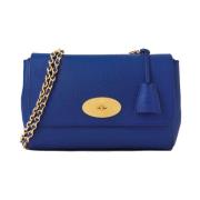 Medium Lily Pigment Blue Lædertaske