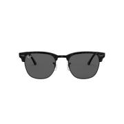 RB3016 Solbriller Clubmaster Marble Polarized