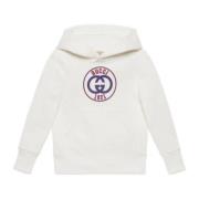 Børn Hvid Sweater med GG Logo