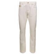 Hvide afslappede jeans