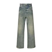 Blå Jeans med Stilfuldt Design