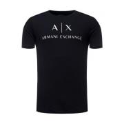 Print Logo Bomuld T-Shirt - Armani Exchange