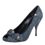 Pre-owned Denim heels