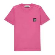 Fuchsia Bomuld T-shirt til Drenge