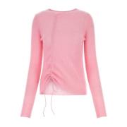 Pink Alpaca Blend Sweater - Stilfuld og Behagelig