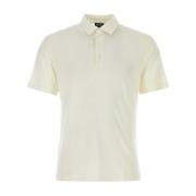 Ivory Piquet Polo Shirt