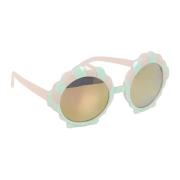 Multifarvede Skal Solbriller med Spejllinser