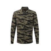 Camouflage Skjorte med Lange Ærmer