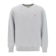 Sweatshirt med logo patch