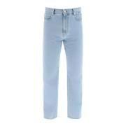 Bløde Denim Jeans med Løs Pasform