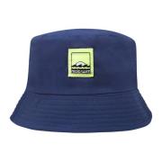 Reversibel Blå Cloche Hat