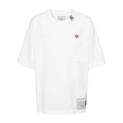 Hvid Lomme T-shirt