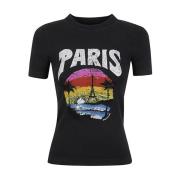 Sort Paris Tropical T-shirt