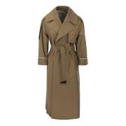Oversize Drip-Proof Twill Trench Coat