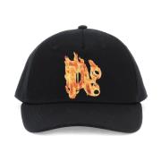 Burning Monogram Baseball Cap