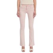 Bootcut Tailorless Farvet Luksus Vintage Jeans - Pink